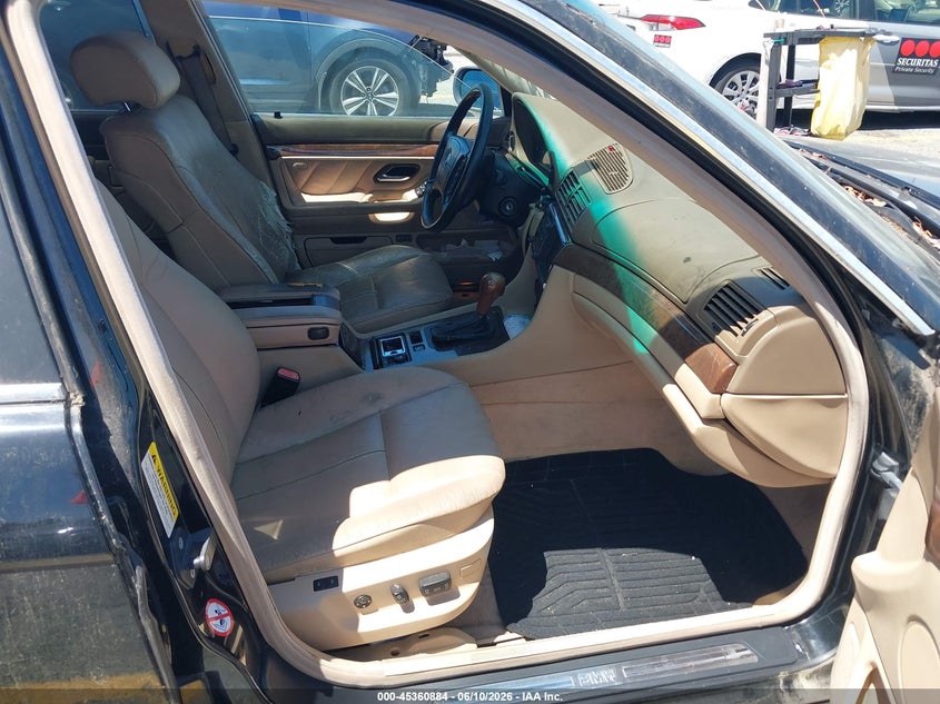 2000 BMW 7 series VIN WBAGH8340YDP14197 IAAI salvage auction — NORMAL WEAR, Clear - Dealer Only (California), sold $500 on 2026-07-28 (photo 5)