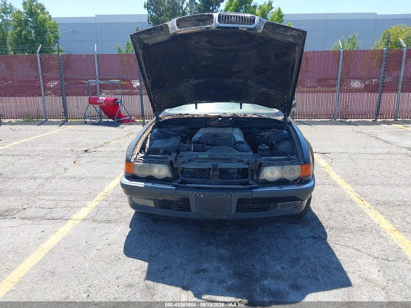2000 BMW 7 series VIN WBAGH8340YDP14197 IAAI salvage auction — NORMAL WEAR, Clear - Dealer Only (California), sold $500 on 2026-07-28 (photo 6)