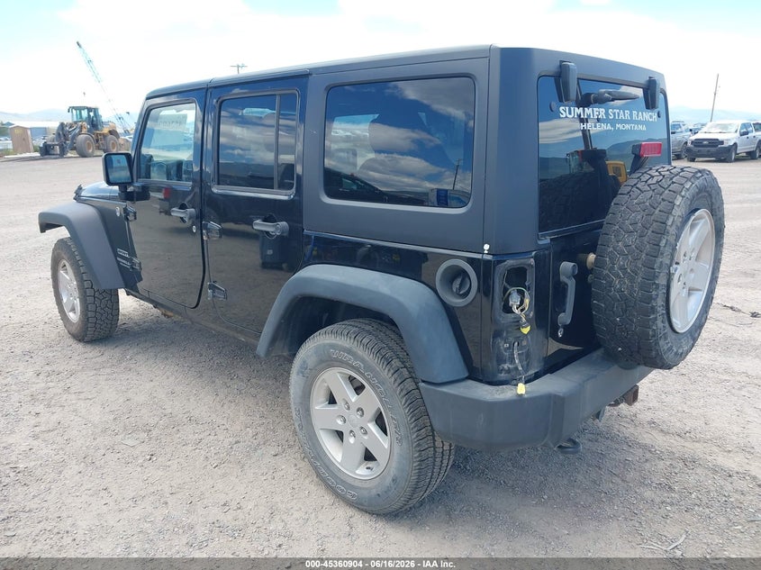 2013 Jeep Wrangler / VIN 1C4HJWDG0DL606378 IAAI salvage auction — FRONT END, Salvage (Montana), sold $25 on 2026-07-10 (photo 3)