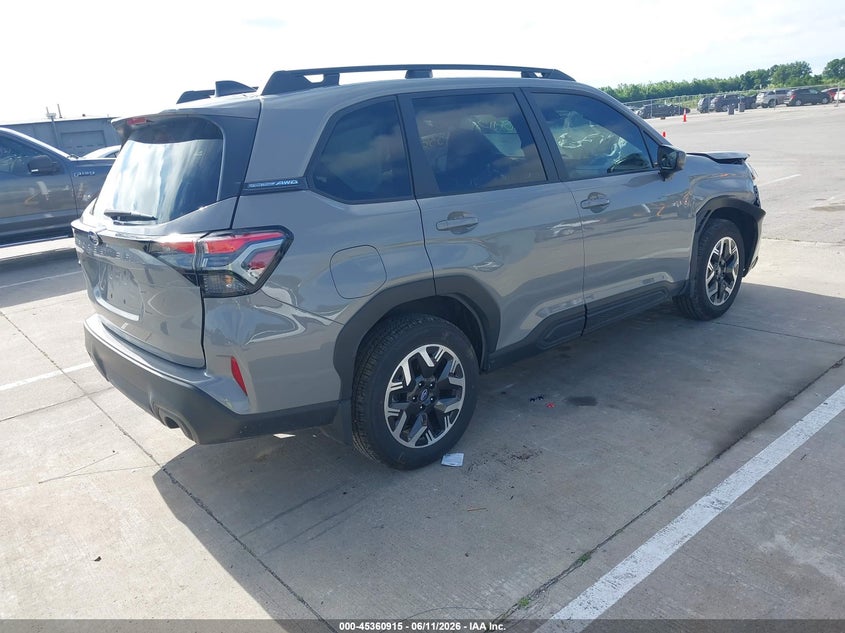 2026 Subaru Forester VIN 4S4SLDD60T3009799 IAAI salvage auction — FRONT END, Salvage (Indiana), sold $9,800 on 2026-10-03 (photo 4)