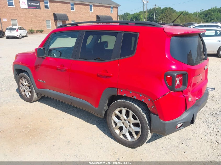 2015 Jeep Renegade VIN ZACCJABT0FPB56596 IAAI salvage auction — REAR END, Salvage (Idaho), sold $1,550 on 2026-07-06 (photo 3)