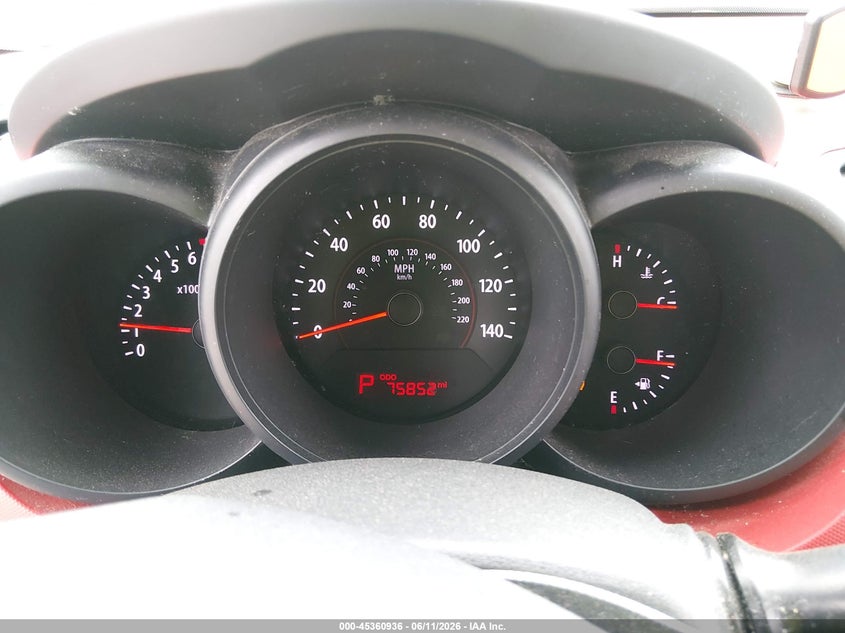 2010 Kia Soul VIN KNDJT2A27A7029897 IAAI salvage auction — NORMAL WEAR, Certificate Of Title (Nebraska), sold $525 on 2026-07-16 (photo 7)
