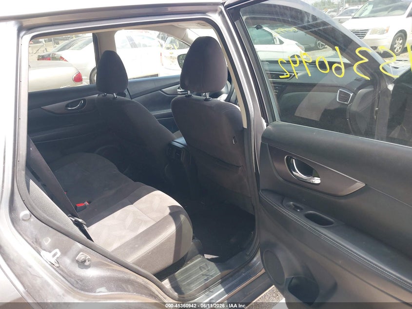 2016 Nissan Rogue VIN KNMAT2MVXGP614777 IAAI salvage auction — FRONT END, Salvage (Indiana), sold $800 on 2026-07-08 (photo 8)