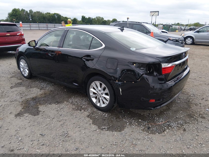 2013 Lexus ES VIN JTHBW1GG8D2036107 IAAI salvage auction — REAR END, Clear (Arkansas), sold $5,900 on 2026-07-22 (photo 3)