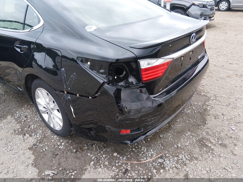 2013 Lexus ES VIN JTHBW1GG8D2036107 IAAI salvage auction — REAR END, Clear (Arkansas), sold $5,900 on 2026-07-22 (photo 6)