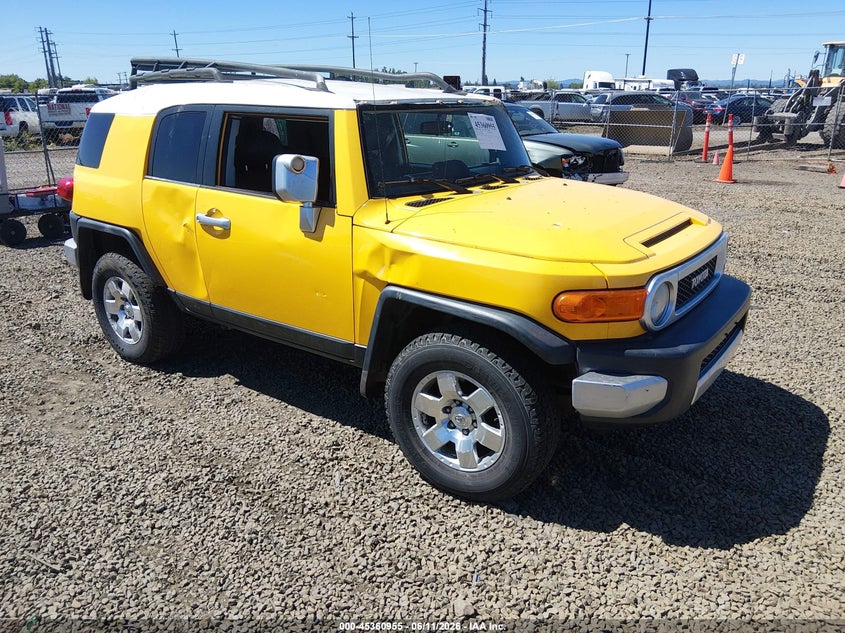2007 Toyota Fj cruiser VIN JTEBU11F070008594 IAAI salvage auction — NORMAL WEAR, Clear (South Carolina), sold $3,000 on 2026-07-27 (photo 1)