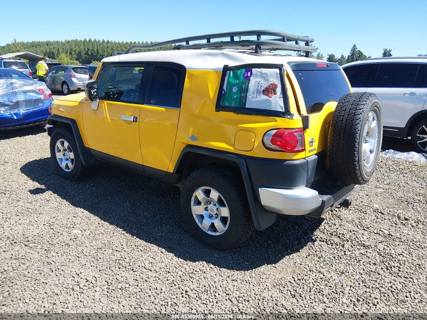 2007 Toyota Fj cruiser VIN JTEBU11F070008594 IAAI salvage auction — NORMAL WEAR, Clear (South Carolina), sold $3,000 on 2026-07-27 (photo 3)