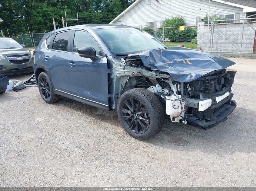 2021 Mazda Cx-5 VIN JM3KFBCM6M0343748 IAAI salvage auction — FRONT END, Salvage Title, sold $5,650 on 2026-07-27 (photo 1)