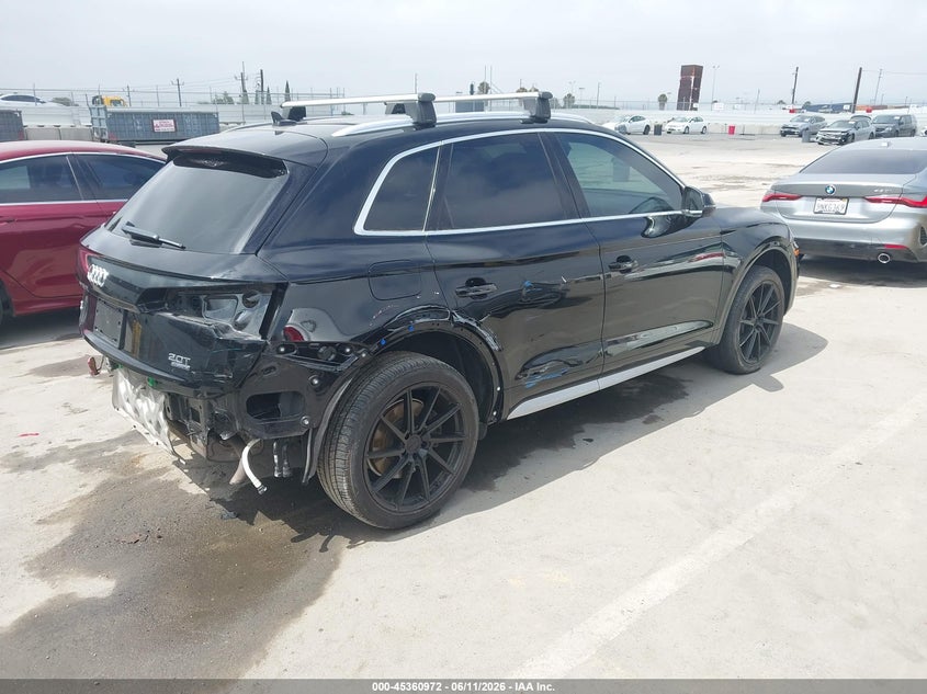 2018 Audi Q5 VIN WA1BNAFYXJ2214734 IAAI salvage auction — REAR END, Salvage (California), sold $9,700 on 2026-07-29 (photo 4)