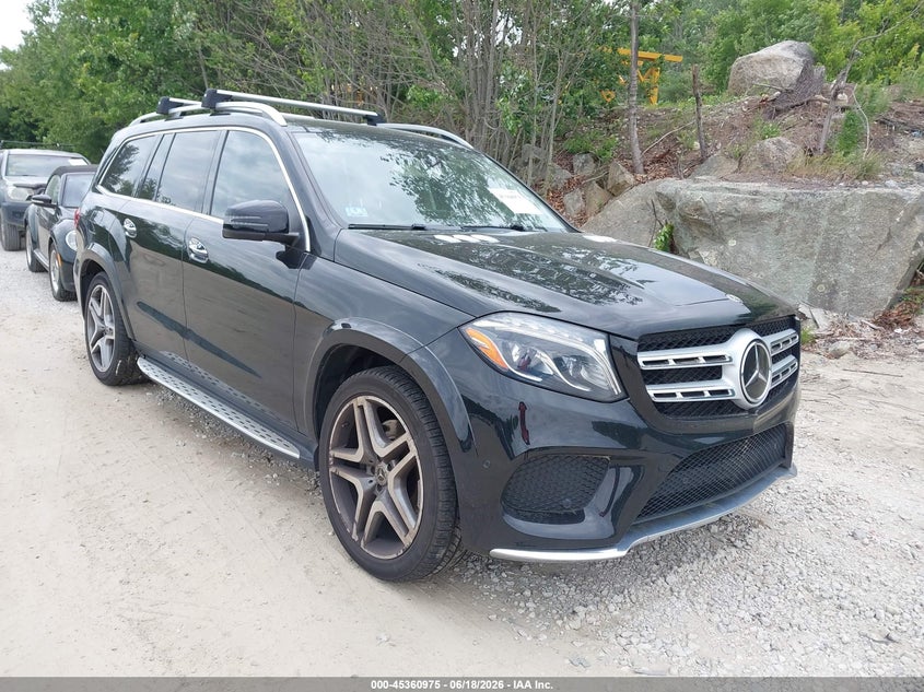 2018 Mercedes-benz Gls-klasse VIN 4JGDF7DE4JB130797 IAAI salvage auction — LEFT FRONT, Salvage (Massachusetts), sold $13,000 on 2026-07-28 (photo 1)