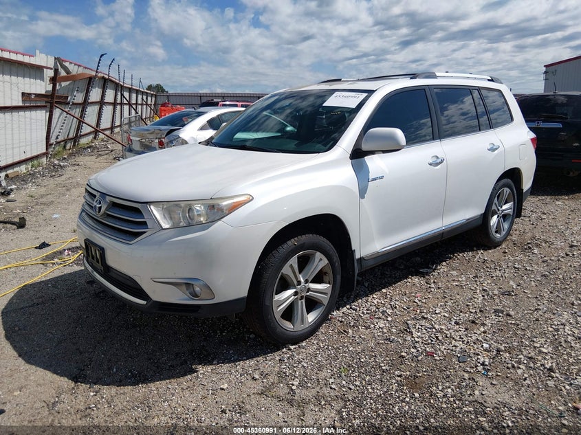 2013 Toyota Highlander VIN 5TDYK3EH6DS115136 IAAI salvage auction — RIGHT SIDE, Clear (Arkansas), sold $4,850 on 2026-07-16 (photo 2)