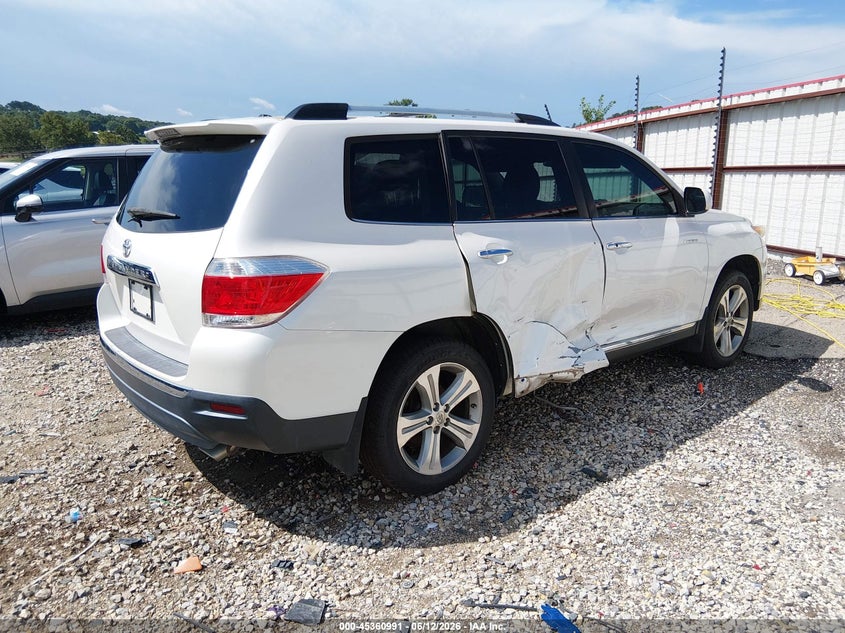 2013 Toyota Highlander VIN 5TDYK3EH6DS115136 IAAI salvage auction — RIGHT SIDE, Clear (Arkansas), sold $4,850 on 2026-07-16 (photo 4)