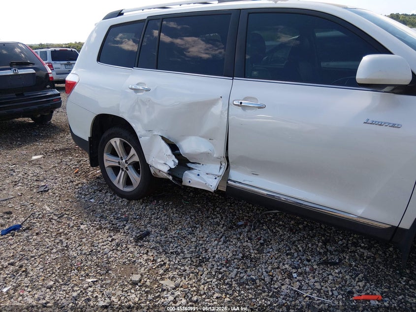 2013 Toyota Highlander VIN 5TDYK3EH6DS115136 IAAI salvage auction — RIGHT SIDE, Clear (Arkansas), sold $4,850 on 2026-07-16 (photo 6)