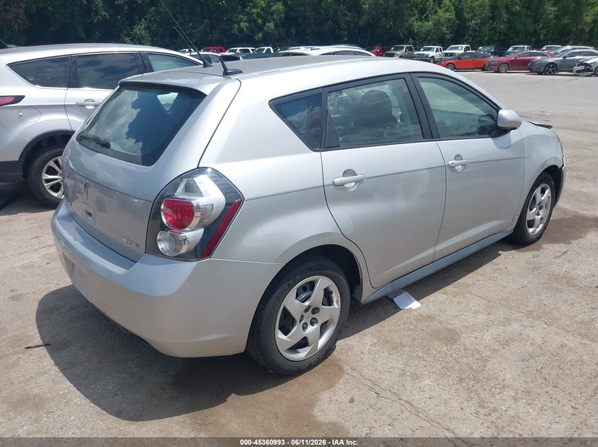 2010 Pontiac Vibe VIN 5Y2SP6E84AZ407578 IAAI salvage auction — FRONT END, Salvage (Kansas), sold $550 on 2026-07-12 (photo 4)