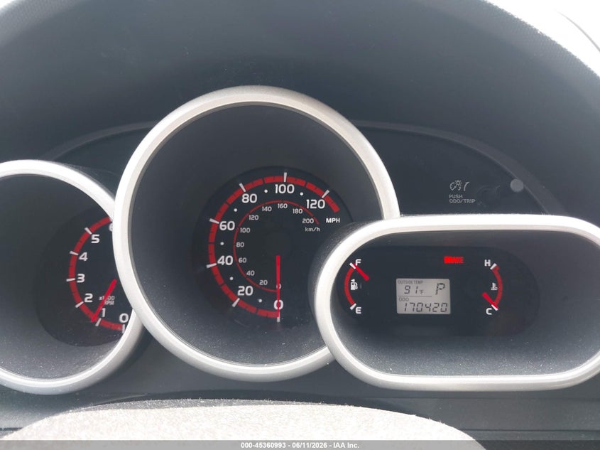 2010 Pontiac Vibe VIN 5Y2SP6E84AZ407578 IAAI salvage auction — FRONT END, Salvage (Kansas), sold $550 on 2026-07-12 (photo 7)
