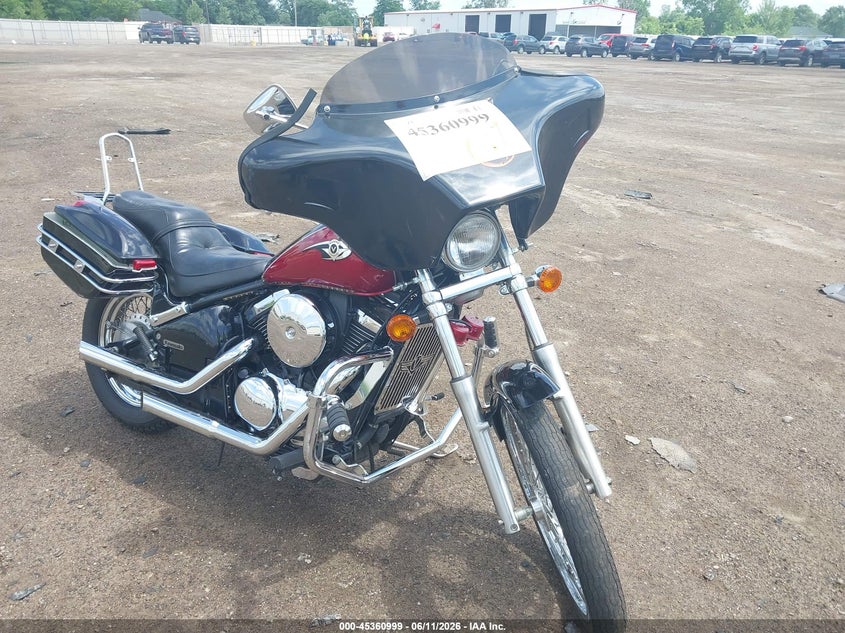 2002 Kawasaki Vn800 VIN JKBVNCA142B508422 IAAI salvage auction — FRONT END, Clear (Michigan), sold $150 on 2026-07-14 (photo 1)