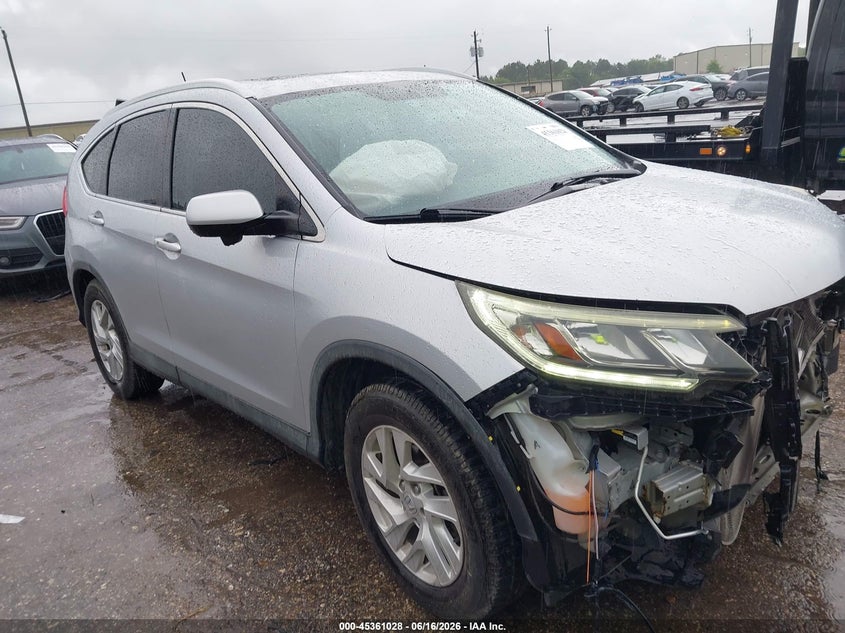 2016 Honda Cr-v VIN 2HKRM3H78GH555130 IAAI salvage auction — FRONT END, Salvage Title, sold $2,600 on 2026-08-20 (photo 1)