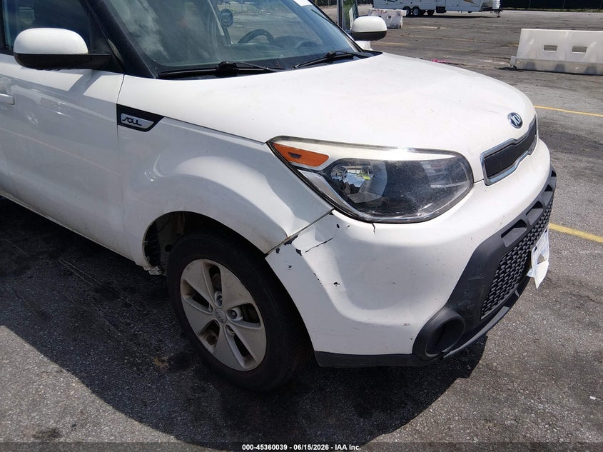 2016 Kia Soul VIN KNDJN2A29G7849756 IAAI salvage auction — NORMAL WEAR, Clear (South Carolina), sold $775 on 2026-07-29 (photo 6)
