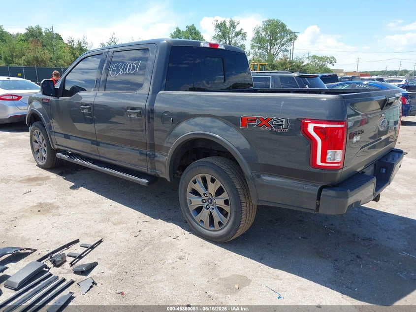 2017 Ford F-150 VIN 1FTEW1EF6HFA16770 IAAI salvage auction — FRONT END, Clear (Indiana), sold $5,400 on 2026-07-24 (photo 3)