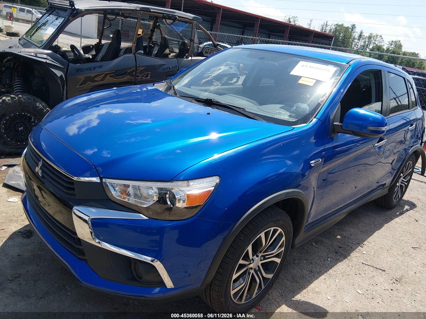 2016 Mitsubishi VIN JA4AR3AW3GZ050907 IAAI salvage auction — LEFT REAR, Salvage (West Virginia), sold $2,100 on 2026-08-01 (photo 2)