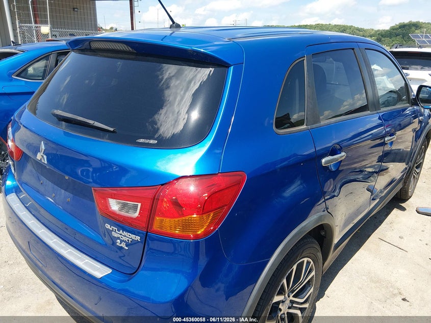 2016 Mitsubishi VIN JA4AR3AW3GZ050907 IAAI salvage auction — LEFT REAR, Salvage (West Virginia), sold $2,100 on 2026-08-01 (photo 4)