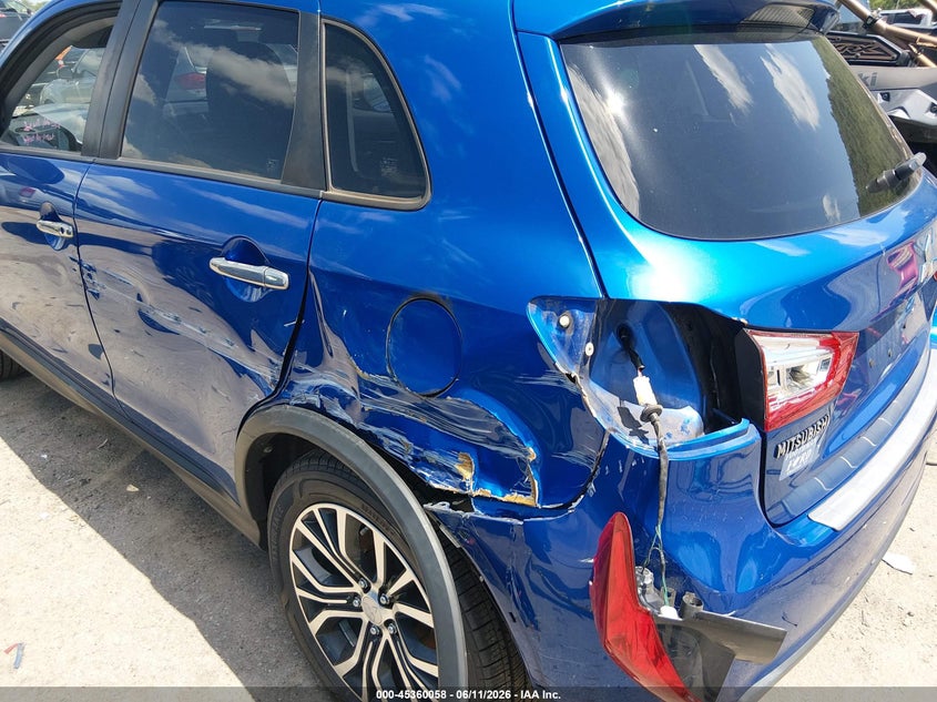 2016 Mitsubishi VIN JA4AR3AW3GZ050907 IAAI salvage auction — LEFT REAR, Salvage (West Virginia), sold $2,100 on 2026-08-01 (photo 6)
