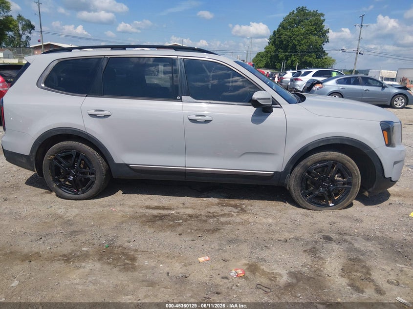 2023 Kia Telluride VIN 5XYP5DGC8PG337284 IAAI salvage auction — FRONT & REAR, Salvage (Tennessee), sold $10,275 on 2026-07-09 (photo 6)