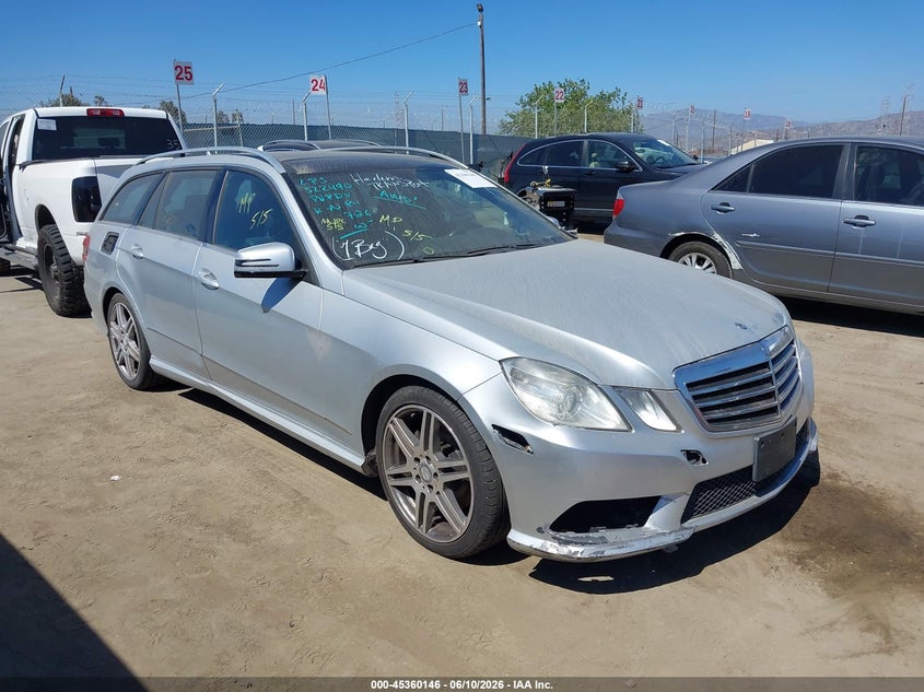 2011 Mercedes-benz E-class VIN WDDHH8HB3BA322490 IAAI salvage auction — REPOSSESSION, Clear - Dealer Only (California), sold $950 on 2026-07-29 (photo 1)