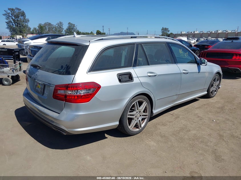 2011 Mercedes-benz E-class VIN WDDHH8HB3BA322490 IAAI salvage auction — REPOSSESSION, Clear - Dealer Only (California), sold $950 on 2026-07-29 (photo 4)
