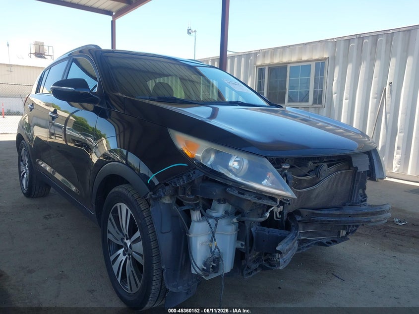 2016 Kia Sportage VIN KNDPC3AC6G7805664 IAAI salvage auction — FRONT END, Salvage (California), sold $1,875 on 2026-07-14 (photo 1)