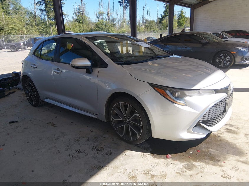 2019 Toyota Corolla VIN JTNK4RBE8K3038440 IAAI salvage auction — BIO HAZARD, Salvage Title, sold $4,500 on 2026-07-29 (photo 1)