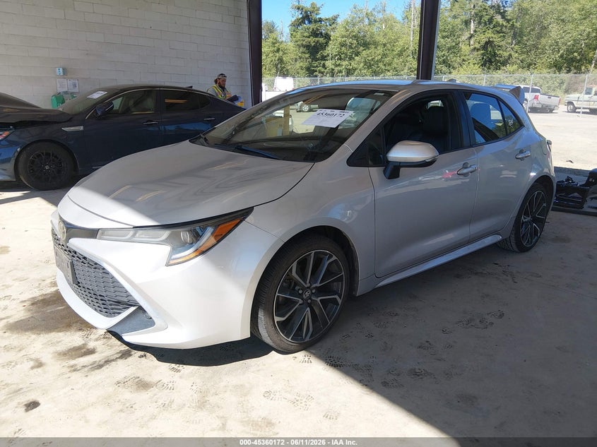 2019 Toyota Corolla VIN JTNK4RBE8K3038440 IAAI salvage auction — BIO HAZARD, Salvage Title, sold $4,500 on 2026-07-29 (photo 2)