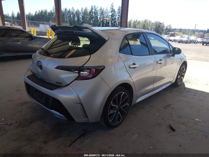 2019 Toyota Corolla VIN JTNK4RBE8K3038440 IAAI salvage auction — BIO HAZARD, Salvage Title, sold $4,500 on 2026-07-29 (photo 4)
