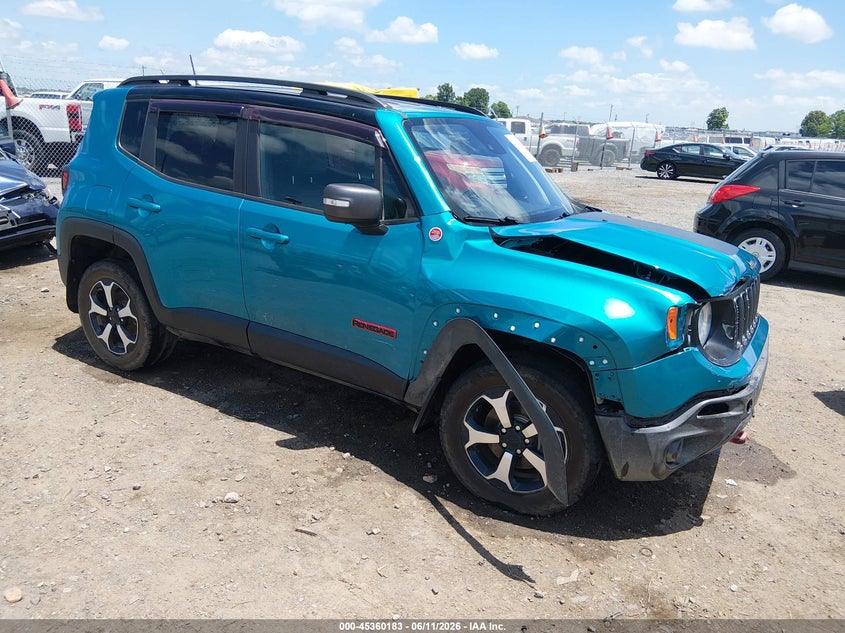 2021 Jeep Renegade VIN ZACNJDC11MPM38375 IAAI salvage auction — RIGHT FRONT, Salvage (Arkansas), sold $2,250 on 2026-07-29 (photo 1)