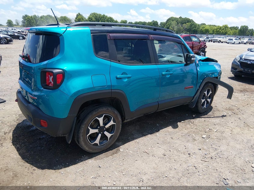 2021 Jeep Renegade VIN ZACNJDC11MPM38375 IAAI salvage auction — RIGHT FRONT, Salvage (Arkansas), sold $2,250 on 2026-07-29 (photo 4)