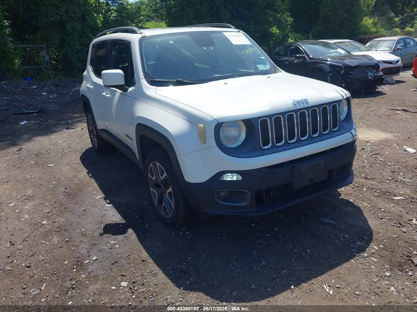 2015 Jeep Renegade VIN ZACCJBBT4FPC05384 IAAI salvage auction — UNDERCARRIAGE, Wait Title, sold $825 on 2026-08-18 (photo 1)