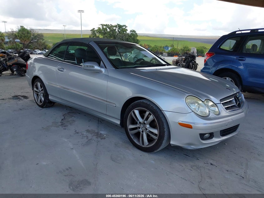 2007 Mercedes-benz Clk-klasse VIN WDBTK56F47T085786 IAAI salvage auction — NORMAL WEAR, Clear (Florida), sold $475 on 2026-07-07 (photo 1)