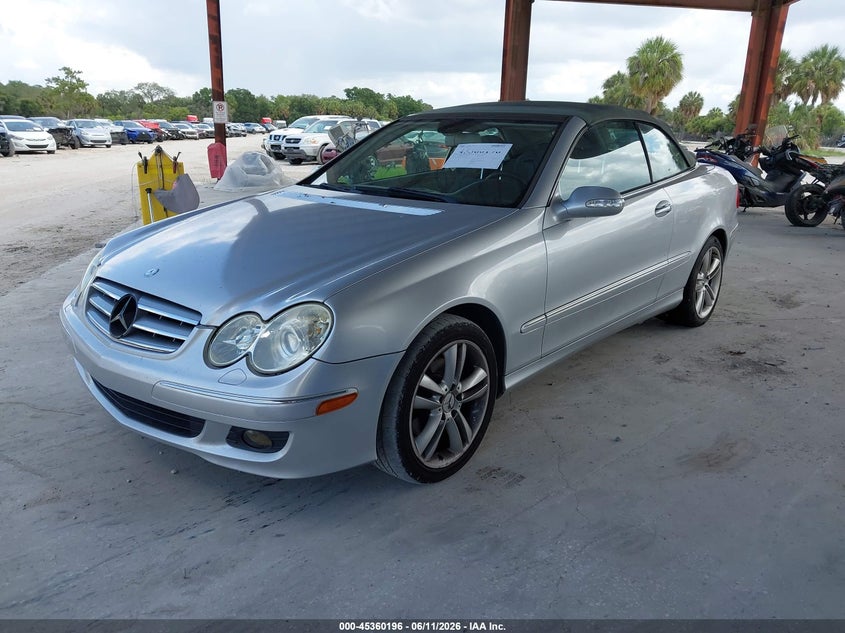 2007 Mercedes-benz Clk-klasse VIN WDBTK56F47T085786 IAAI salvage auction — NORMAL WEAR, Clear (Florida), sold $475 on 2026-07-07 (photo 2)