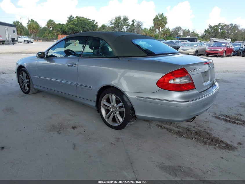2007 Mercedes-benz Clk-klasse VIN WDBTK56F47T085786 IAAI salvage auction — NORMAL WEAR, Clear (Florida), sold $475 on 2026-07-07 (photo 3)