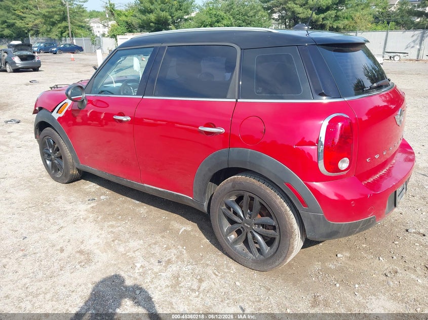 2014 Mini Countryman VIN WMWZB3C52EWR39064 IAAI salvage auction — FRONT END, Salvage (New Jersey), sold $150 on 2026-07-28 (photo 3)