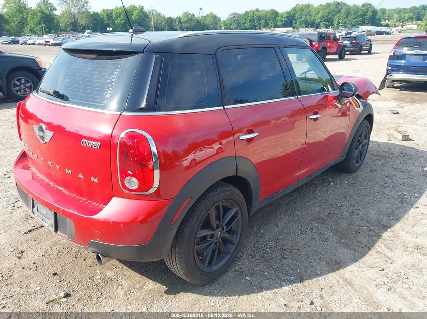 2014 Mini Countryman VIN WMWZB3C52EWR39064 IAAI salvage auction — FRONT END, Salvage (New Jersey), sold $150 on 2026-07-28 (photo 4)