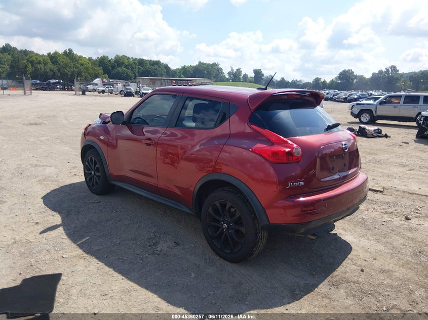 2013 Nissan Juke VIN JN8AF5MR5DT223748 IAAI salvage auction — FRONT END, Clear (Tennessee), sold $200 on 2026-07-08 (photo 3)