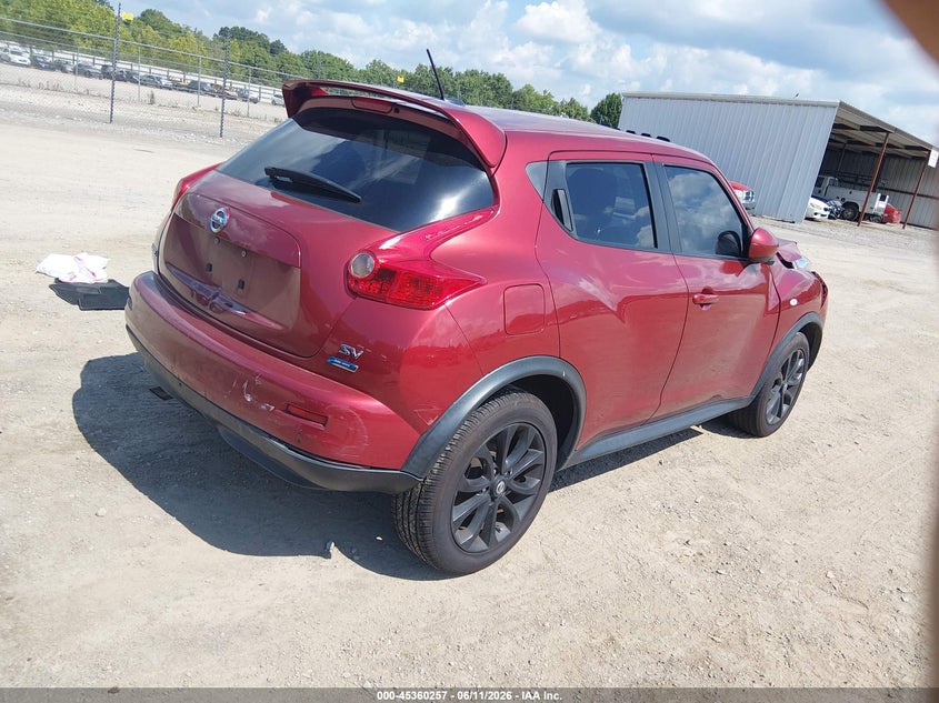 2013 Nissan Juke VIN JN8AF5MR5DT223748 IAAI salvage auction — FRONT END, Clear (Tennessee), sold $200 on 2026-07-08 (photo 4)