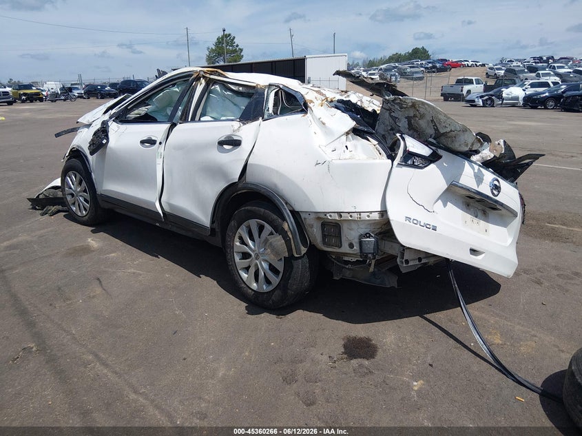 2020 Nissan Rogue VIN KNMAT2MT1LP538004 IAAI salvage auction — ROOF, Junking Certificate (Mississippi), sold $25 on 2026-07-23 (photo 3)