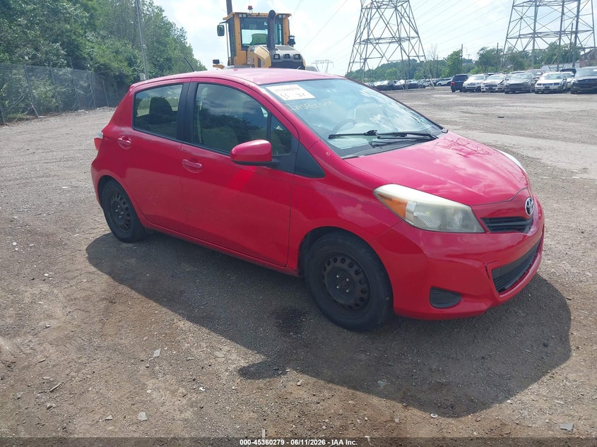 2012 Toyota Yaris VIN JTDKTUD3XCD541209 IAAI salvage auction — LEFT SIDE, Salvage (Idaho), sold $850 on 2026-07-31 (photo 1)