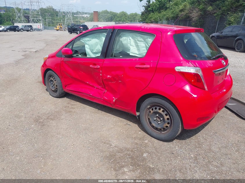 2012 Toyota Yaris VIN JTDKTUD3XCD541209 IAAI salvage auction — LEFT SIDE, Salvage (Idaho), sold $850 on 2026-07-31 (photo 3)
