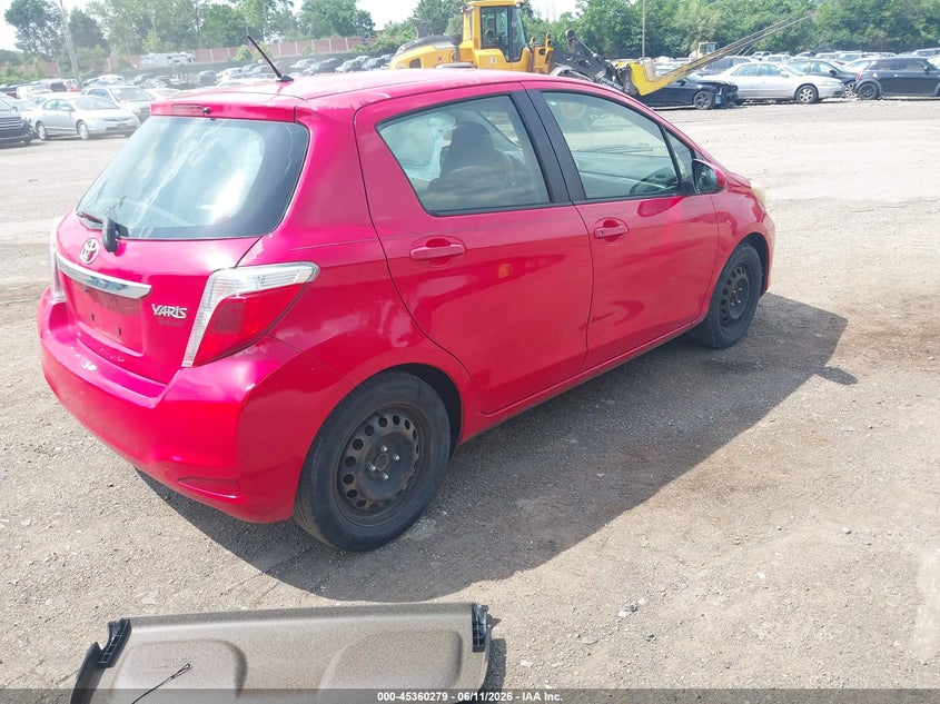 2012 Toyota Yaris VIN JTDKTUD3XCD541209 IAAI salvage auction — LEFT SIDE, Salvage (Idaho), sold $850 on 2026-07-31 (photo 4)