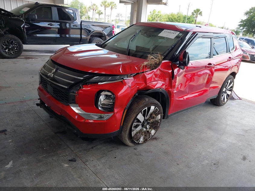 2025 Mitsubishi Outlander VIN JA4J3VA84SZ049448 IAAI salvage auction — ALL OVER, Certificate Of Destruction (Florida), sold $2,650 on 2026-07-25 (photo 2)