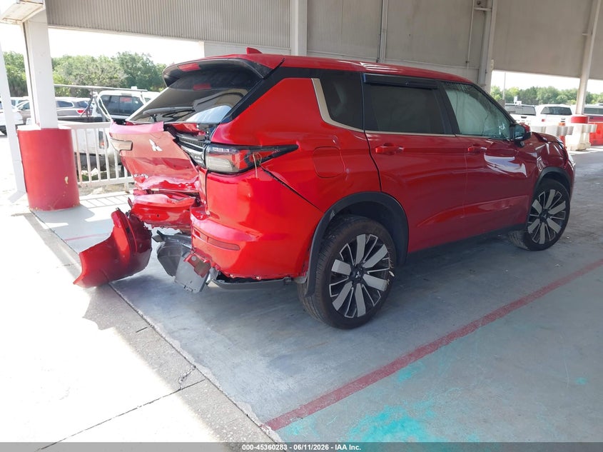 2025 Mitsubishi Outlander VIN JA4J3VA84SZ049448 IAAI salvage auction — ALL OVER, Certificate Of Destruction (Florida), sold $2,650 on 2026-07-25 (photo 4)