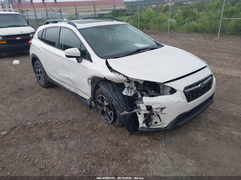 2018 Subaru Xv VIN JF2GTACC9JH309519 IAAI salvage auction — RIGHT FRONT, Salvage (Pennsylvania), sold $2,050 on 2026-07-21 (photo 1)